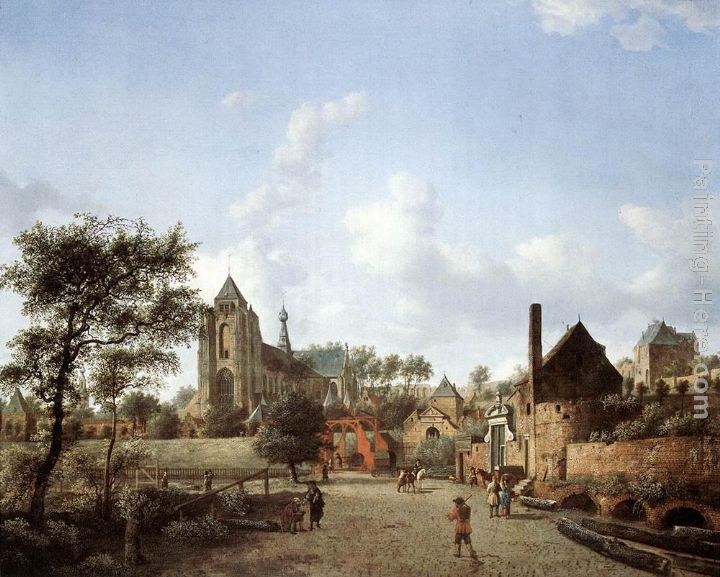 Jan van der Heyden Approach to the Town of Veere